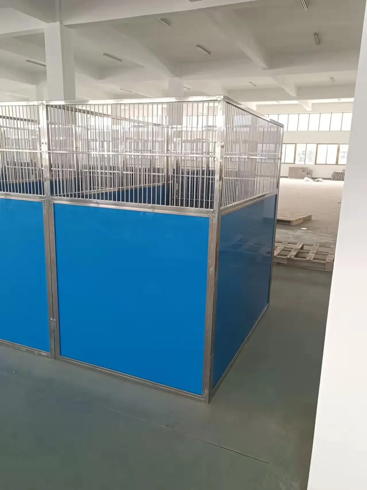 commercial stainless steel indoor luxury large professional vet veterinary dog puppy animal canine kennel boarding cages hotel