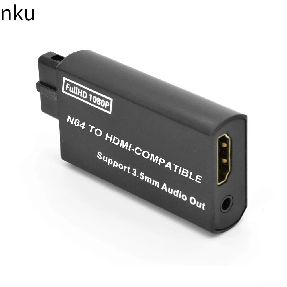 

Nku N64/SNES/NGC To HD Signal Converter HD Video Conversion Transmission Interface Adapter Game Console To HDTV Projector