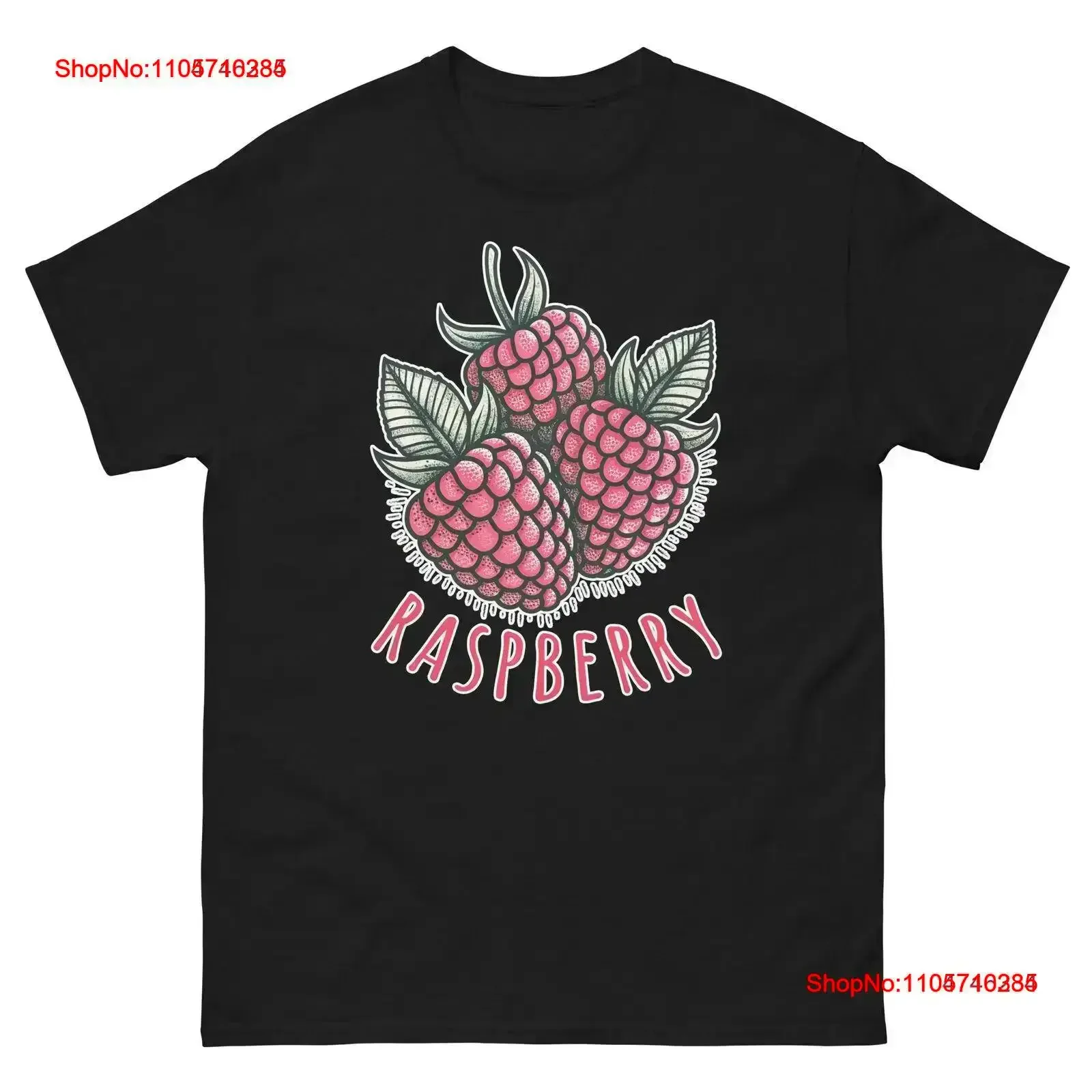 Raspberry Fruits Vegetables Fresh Food Groceries T Shirt vintage Washed streetwear Comfortable fashion Stylish Casual vintage