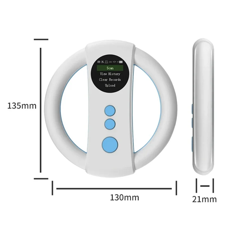 デイリーセール動物タグリーダー 134.2Khz/125Khz 動物チップスキャナー 500 記録メモリペット情報リーダー