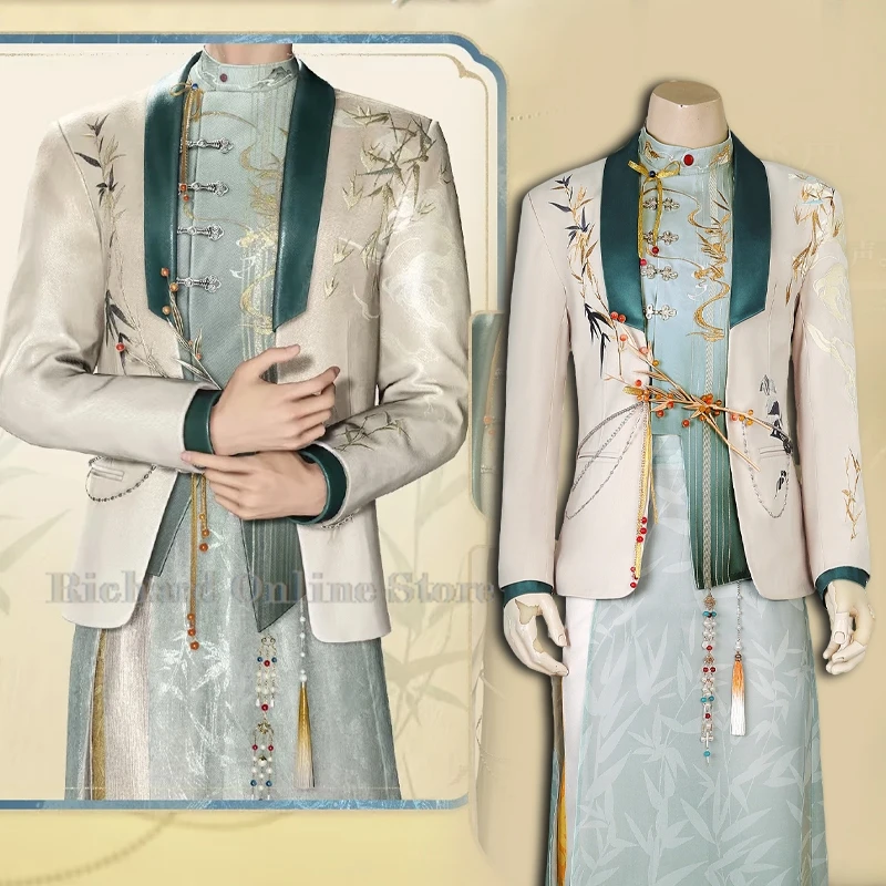 

Carnival disfraz adultoLove And Deepspace Zayne Cosplay Costume Hanfu Style Fancy Mens Outfit Halloween Outfits Stage