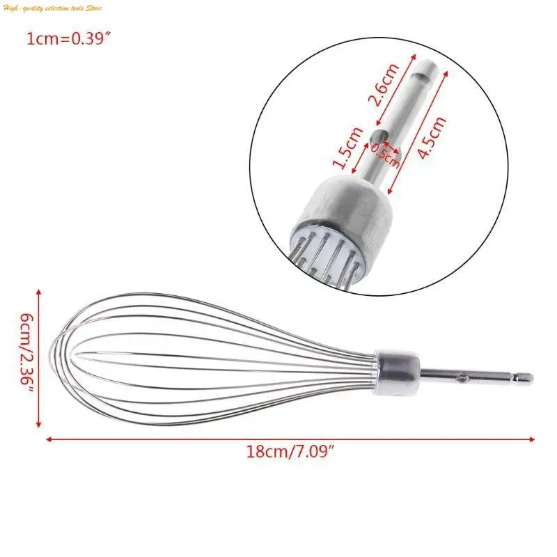 203F Professional Stainless Steel Whisk Kitchen Appliance Attachments Corrosions Resistant Design Dishwasher Safe for Cooking