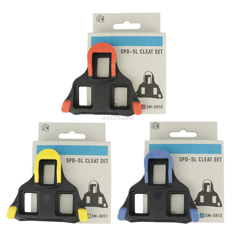 Original Bicycle Pedal SPD SL Cleat with Logo SM SH10 SH11 SH12 Kit Bicycle Self-locking Plate Floating Pedal Bicycle Parts Kit