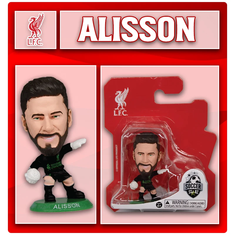 Oficial Liverpool F.C. SoccerStarz-figuras de fútbol de 5cm, kit de 2024-25, modelo de regalo