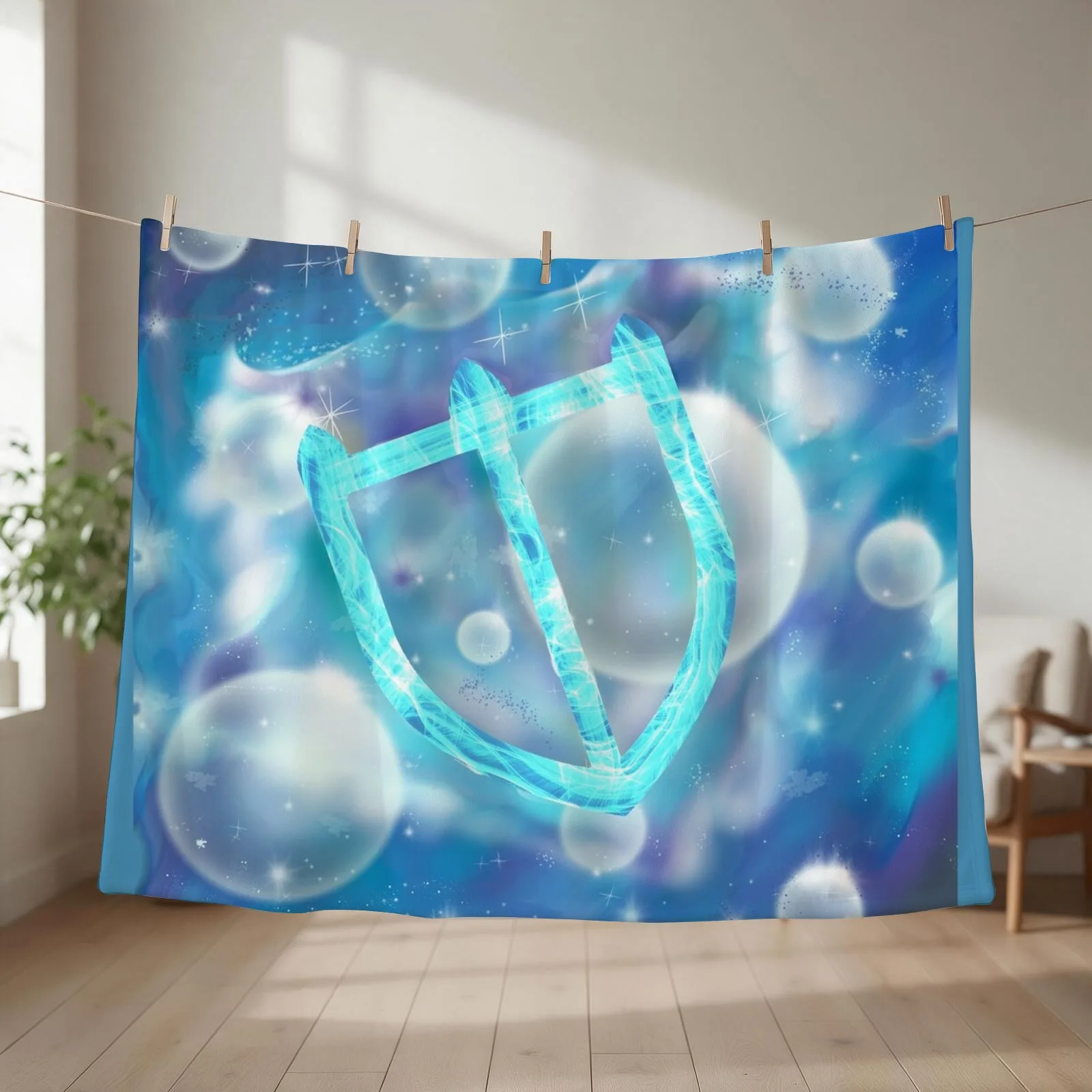 Paladin Galaxy Throw Blanket