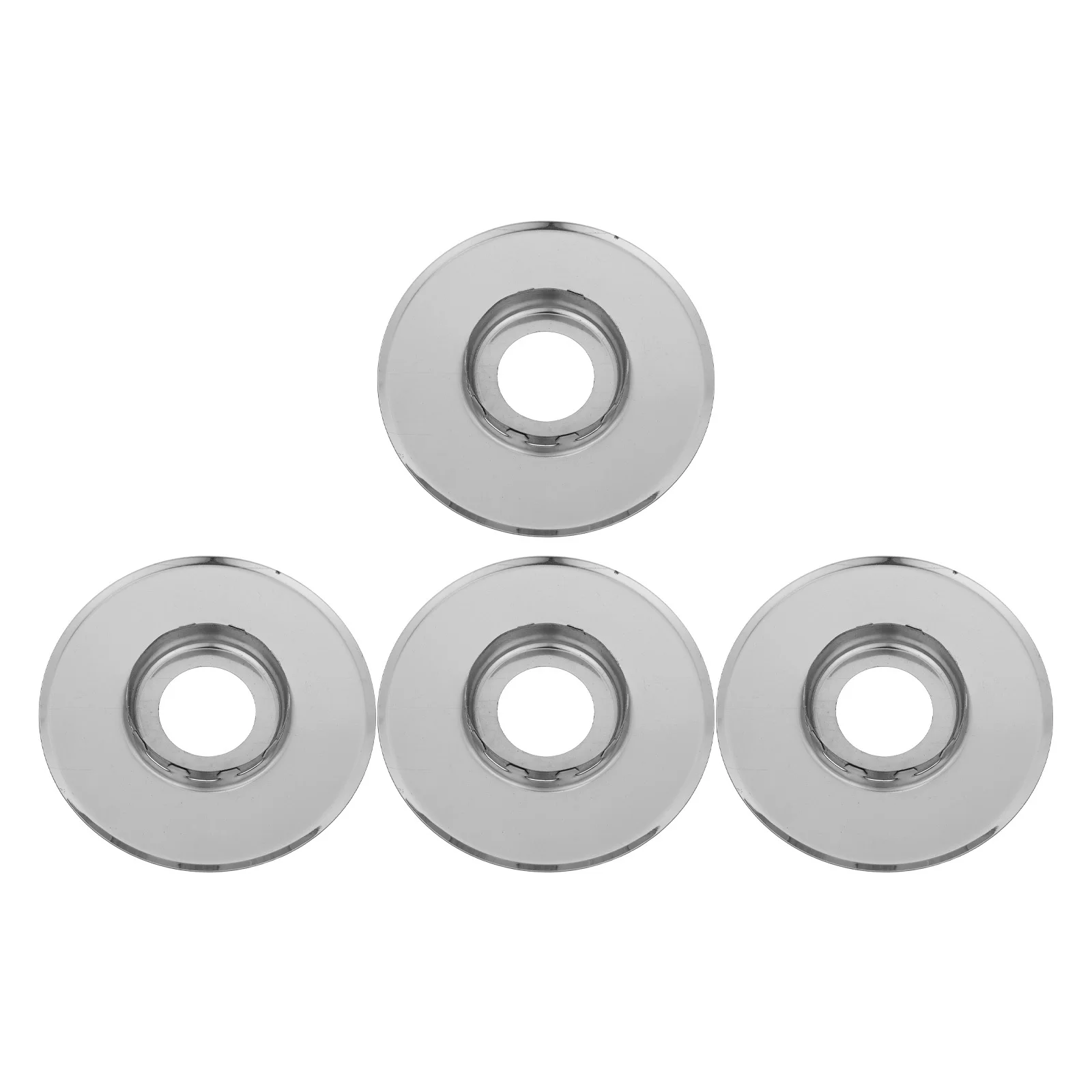 4pcs Fire Escutcheon Plate Skirt Trim For Recessed Easy Installation Ceiling Cover Replacement Recessed Sprinkler