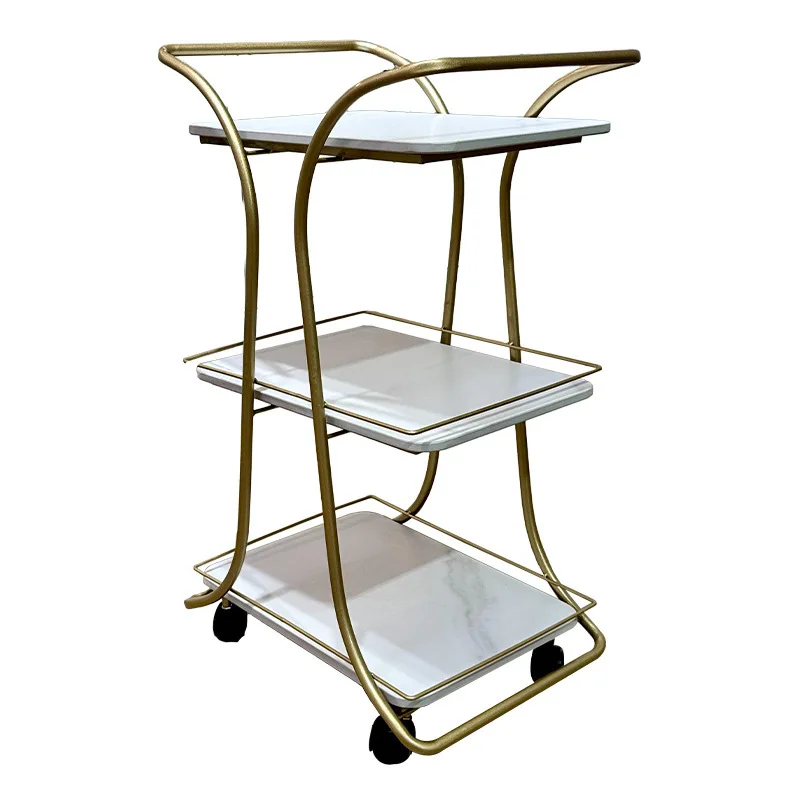 

LTT mobile trolley floor multi-layer rack finishing storage pulley storage rack
