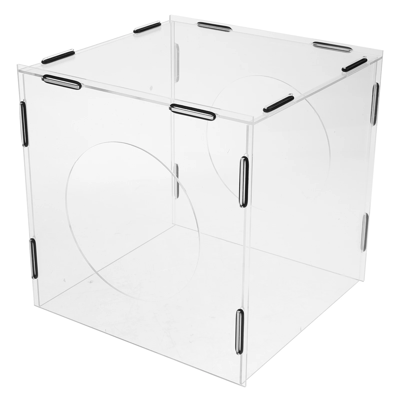 Transparent Cover Acrylic for Walnut Polishing Grinding Hood Enclosed Case Clear Dust Box Stone Polishing Box Lightweight Easy