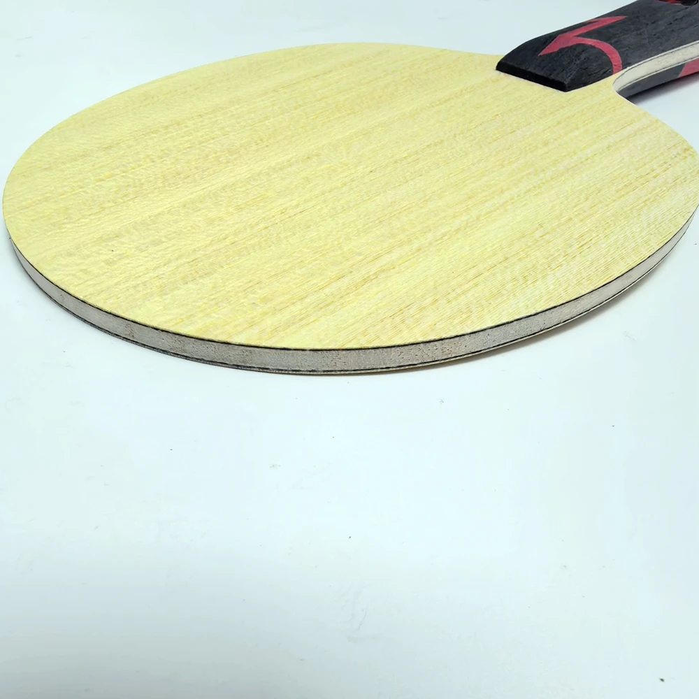 Original Carbon Table Tennis Blade 5-2 Ply Wood OFF+ FL Handle Ping Pong Bat for Indoor Outdoor Racquet Sports view 5