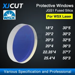 XJCUT WSX protezione Laser Windows 18*2 22.35*4 25.4*4 30*5 32*2 37*7 lente ottica per testa Laser in fibra WSX NC12 NC30 NC60 ND18