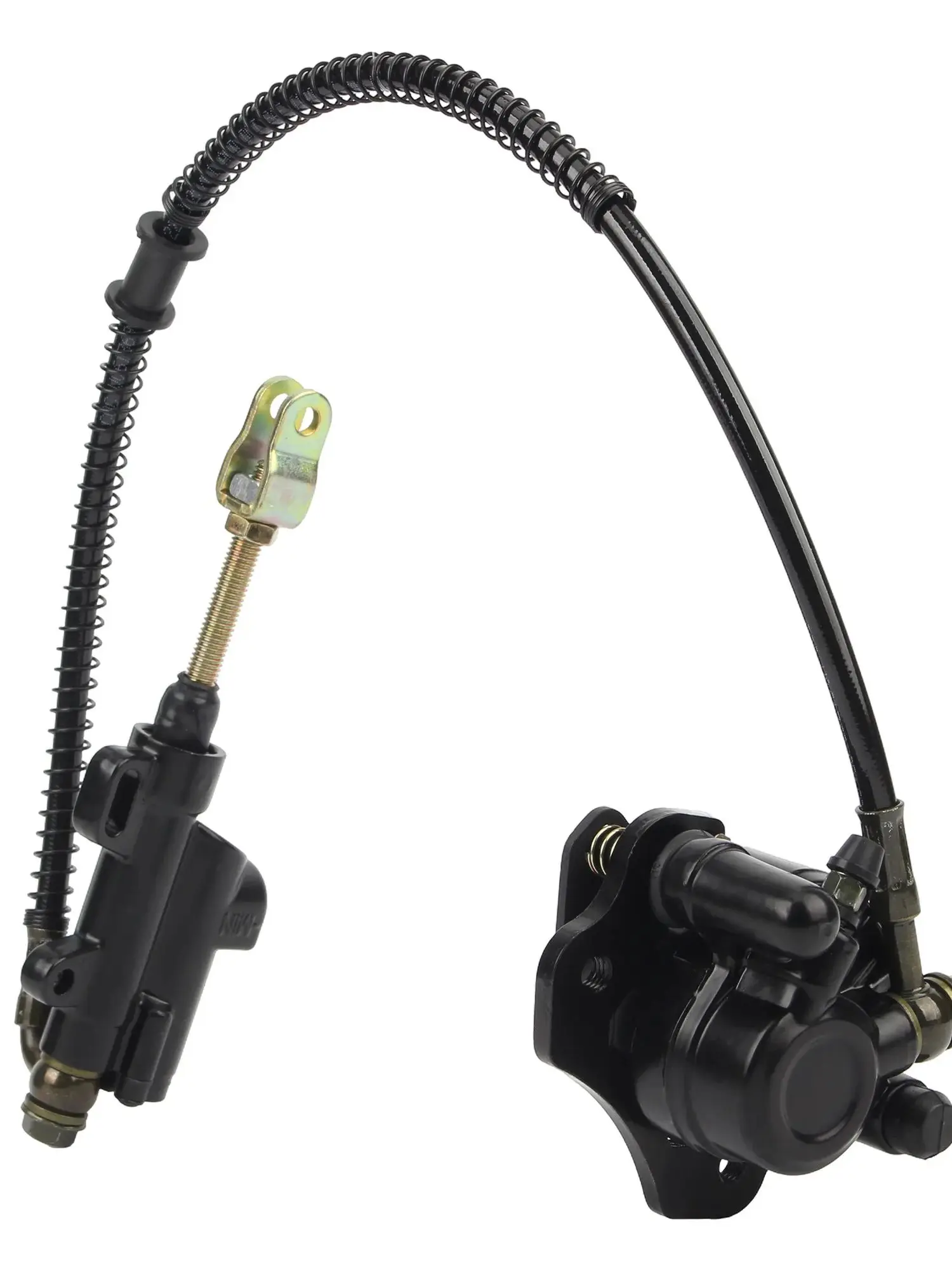 AliExpress PowerMotor Motorcycle Rear Disc Brake Calipers With Brake Pump Brake Pads Set for 50cc 90cc 110cc 125cc ATV Buggy Karting Quad Bike Parts