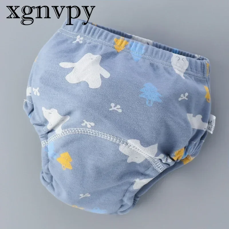 xgnvpy 6 Layer Waterproof Reusable Cotton Baby Training Pants Infant Shorts Underwear Diaper Nappies Panties Changing Mat