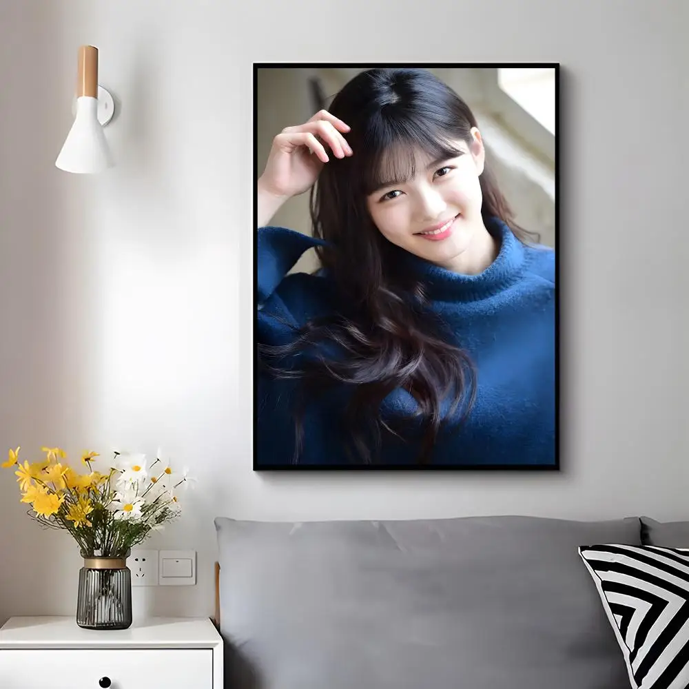 Actress K-kim Yoo-jung Poster Modern Luxury Wall Poster Home Decor Space Enhancer