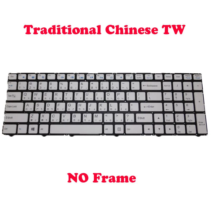 

TW UK Keyboard For CLEVO WA50SFQ MP-13M13RC-4302 4308 6-80-WA5B0-020-1 6-80-WA5B0-020-1 MP-13M16GB-430 4307 6-80-WA500-190-1