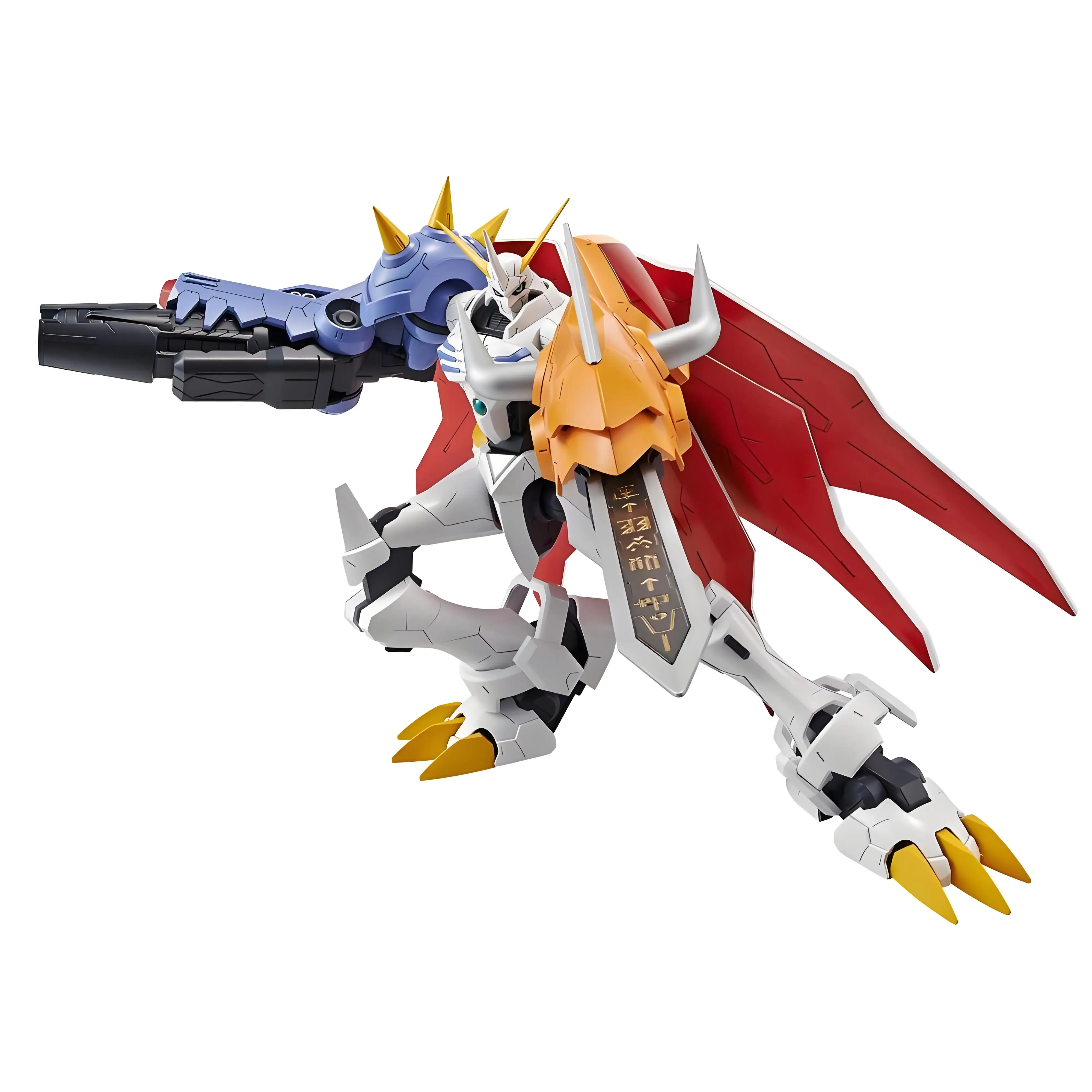 Bandai original omegamon amplificado figura-ascensão padrão frs digimon anime figura de ação montagem brinquedos modelo coleção brinquedo presentes