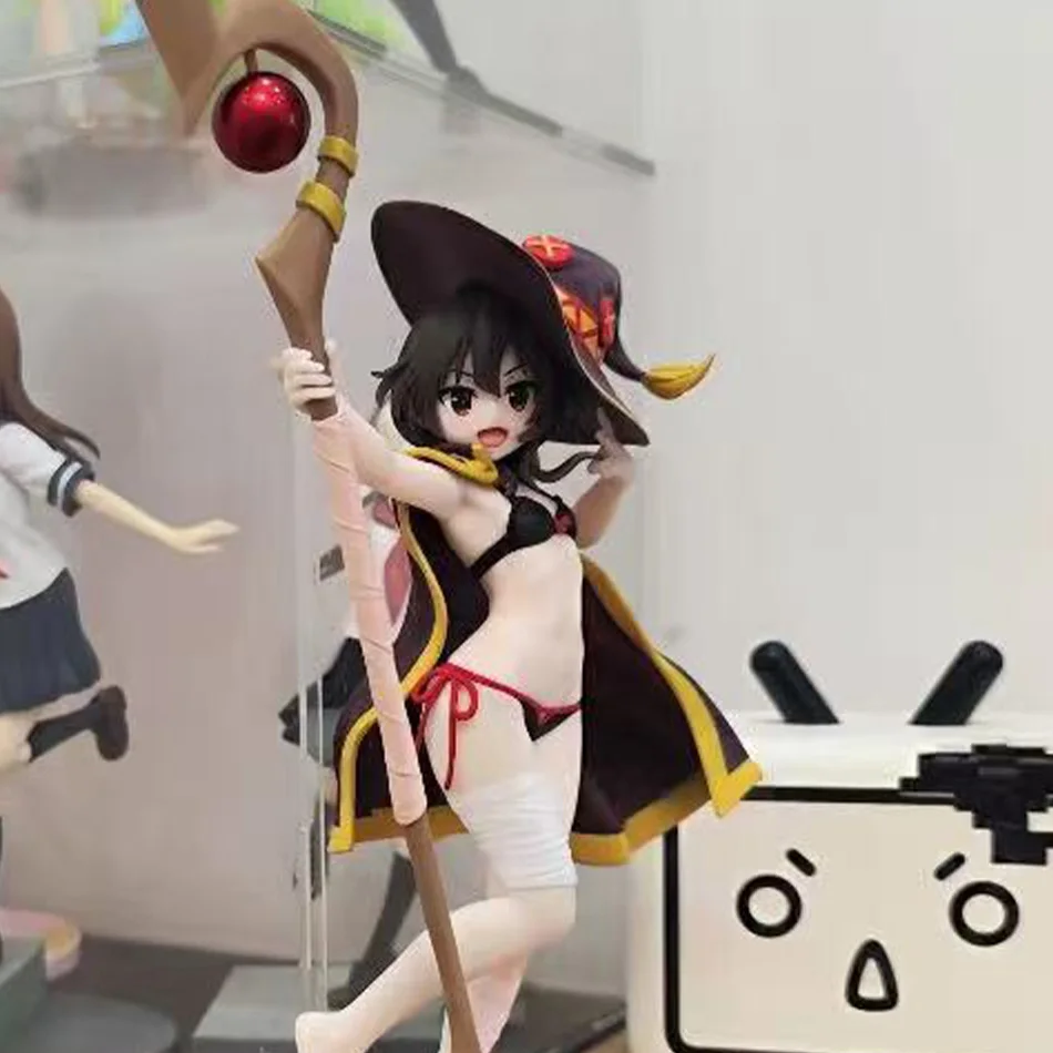 ¡EN OFERTA! Figura de anime KonoSuba: ¡La bendición de Dios en este maravilloso mundo! Megumin, la Gran Maga, Figura Coleccionable