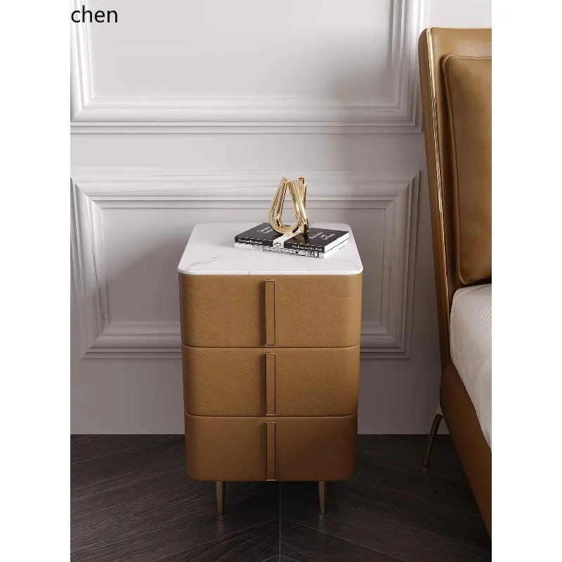 GZ-2  bedside table storage cabinet rock slab rechargeable home decoration accessories
