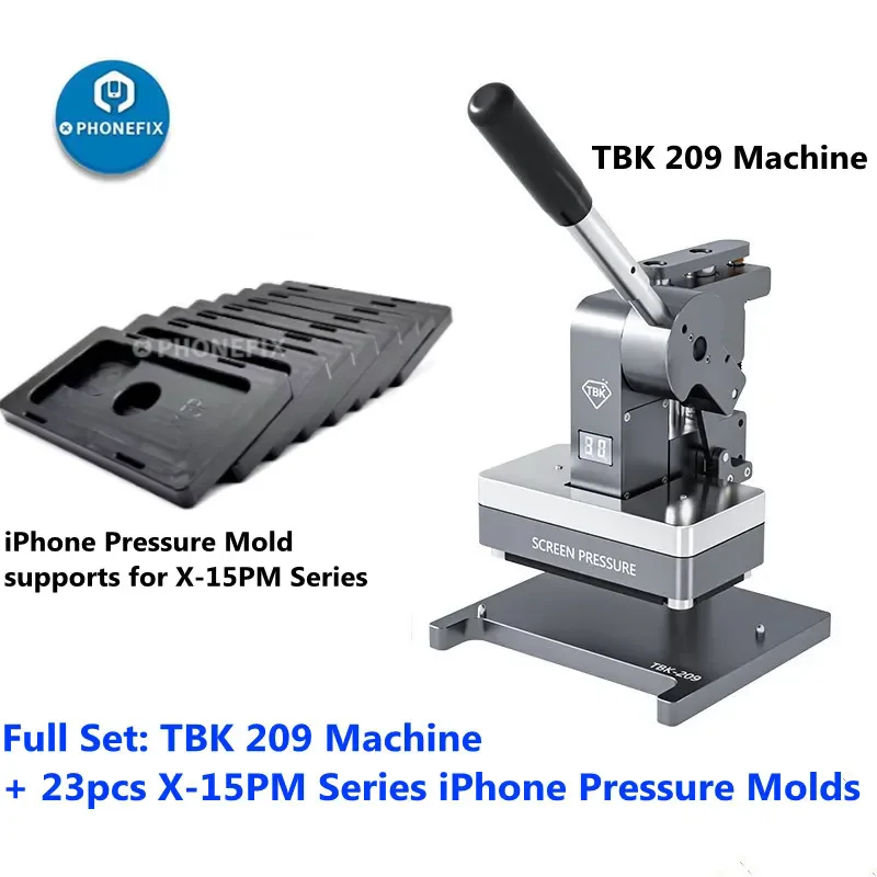 TBK 209 Universal Phone Pressure Maintaining Machine for Iphone Android Bracket Screen Pressure Keeping Bracket Fit Glue Sealing