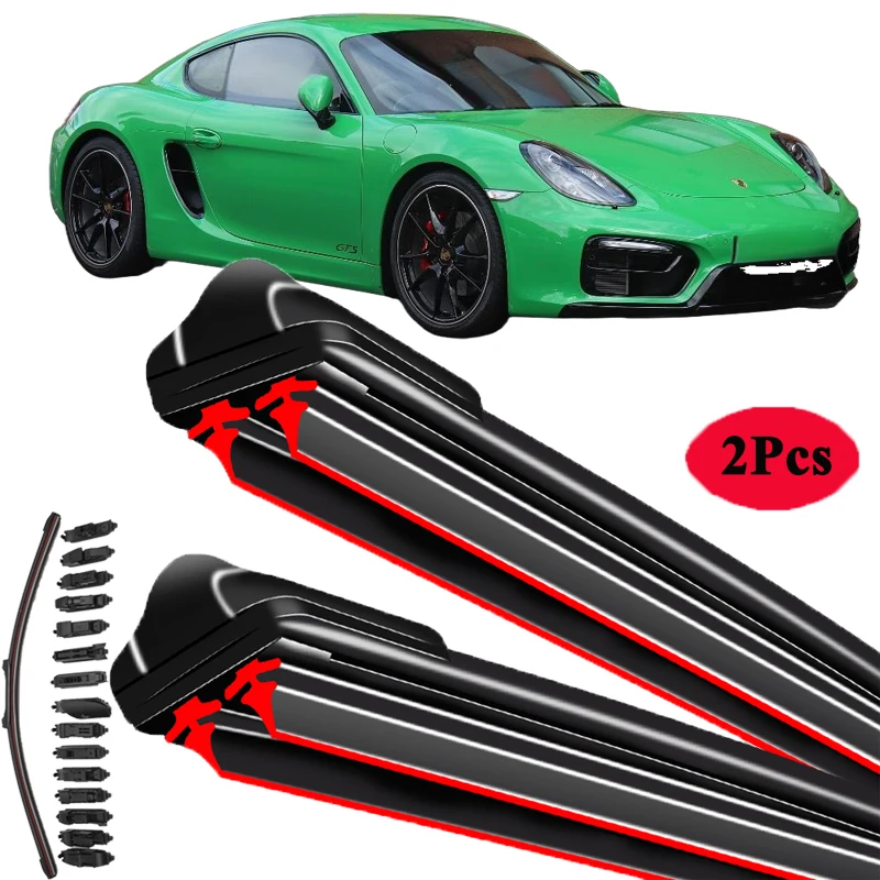 

For Porsche Boxster Cayman 1996-2016 Car Windshield Wiper Blade Front Windscreen Brushes Washer Accessories Cleaning Replacement