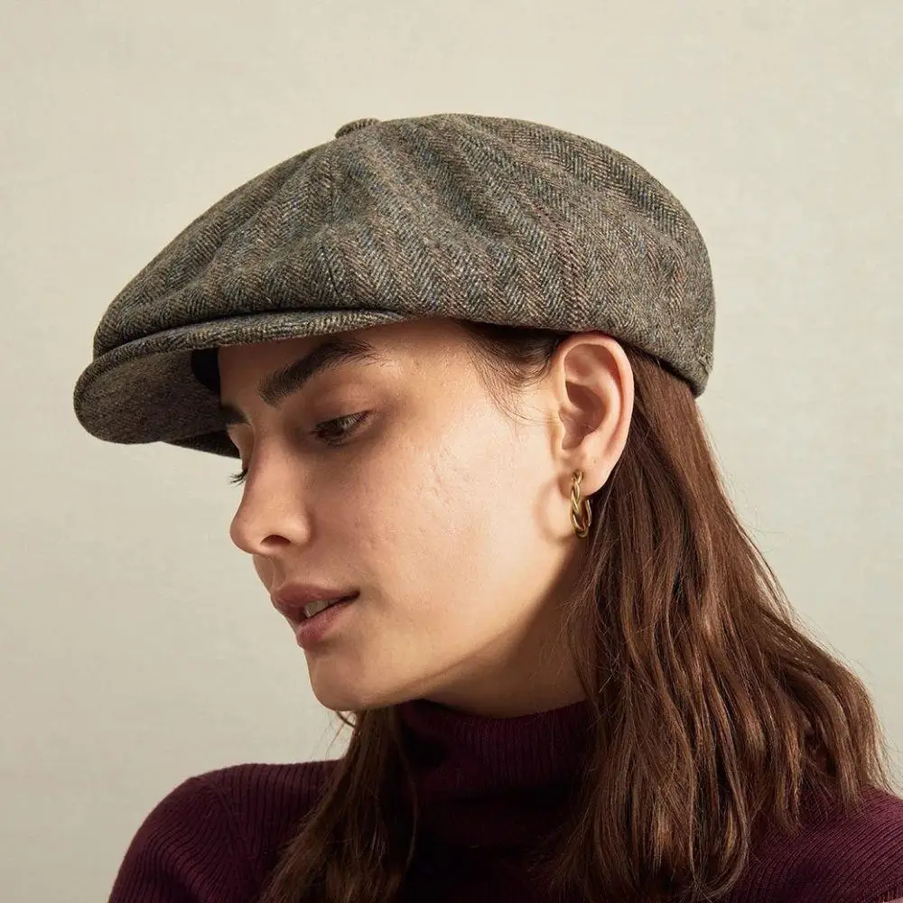 

Retro Beret Hats Wild Casual Hats For Women Men Autumn Winter Peaked Cap Vintage Berets Women Cap Newsboy English Hat Flat Caps