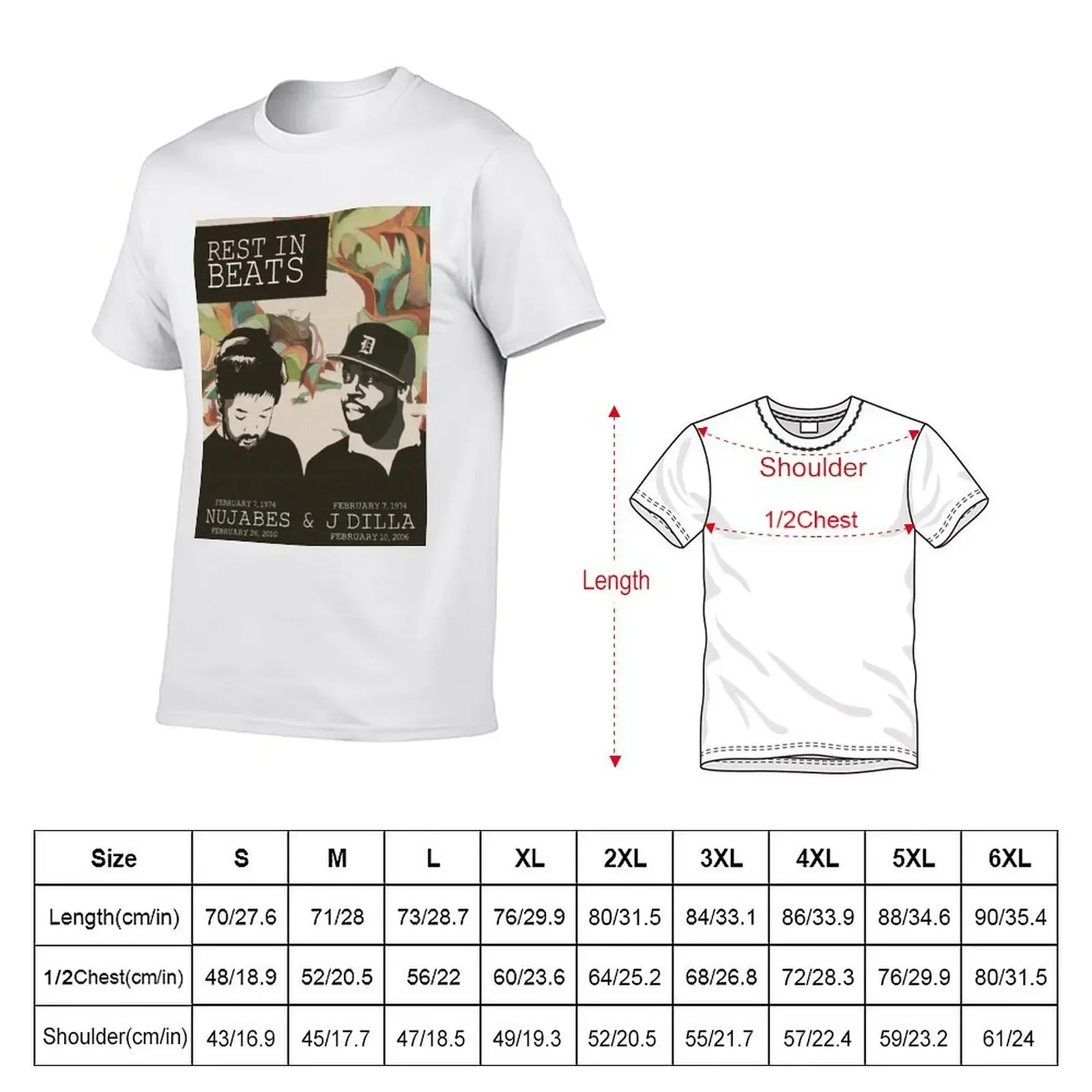 Nujabes and J Dilla T-Shirt anime figures oversizeds vintage anime shirt designer shirts shirts men graphic