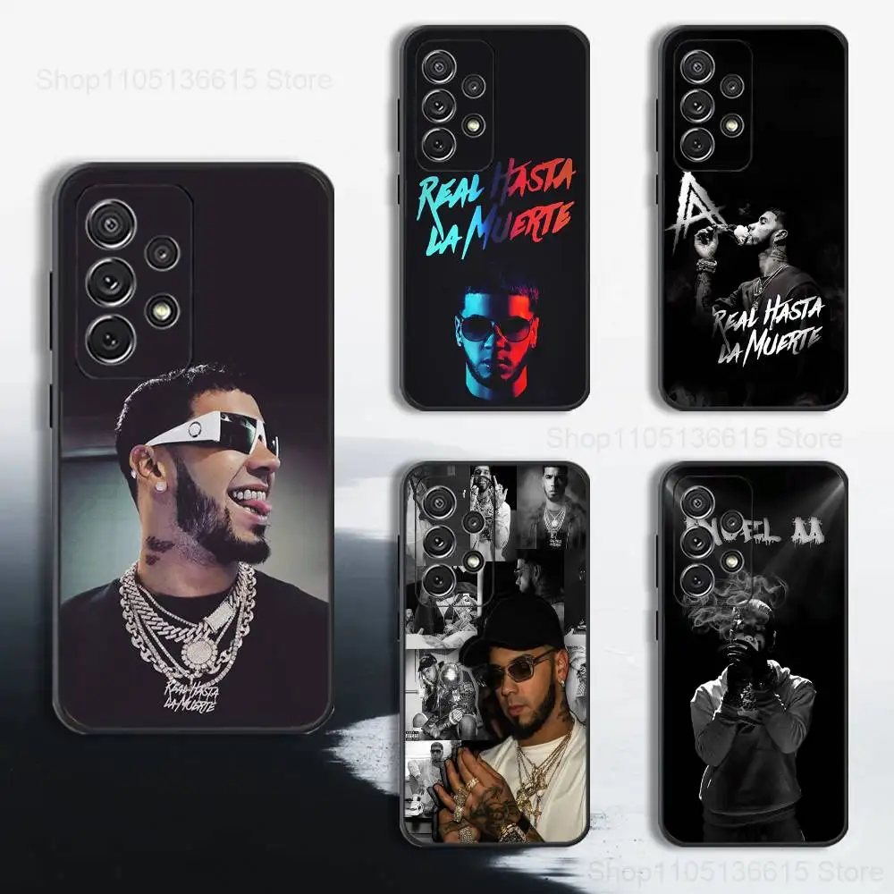 

Rapper A-Anuel A-AA Cool Phone Case For Samsung S25,S24,S23,S22,S21,S20,S10,S9,Ultra,Plus,Lite,FE,Soft Silicone Black Cover