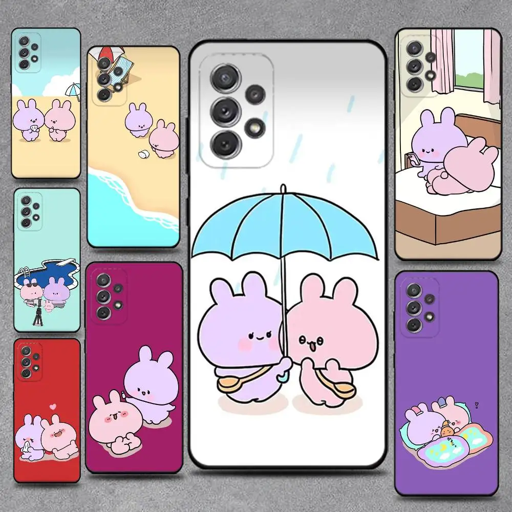 

Cartoon A-Asamimichan Phone Case For Samsung S25,S24,S21,S22,S23,S30,Ultra,S20,Plus,Fe,Lite,Note,10,9,5G Black Cover