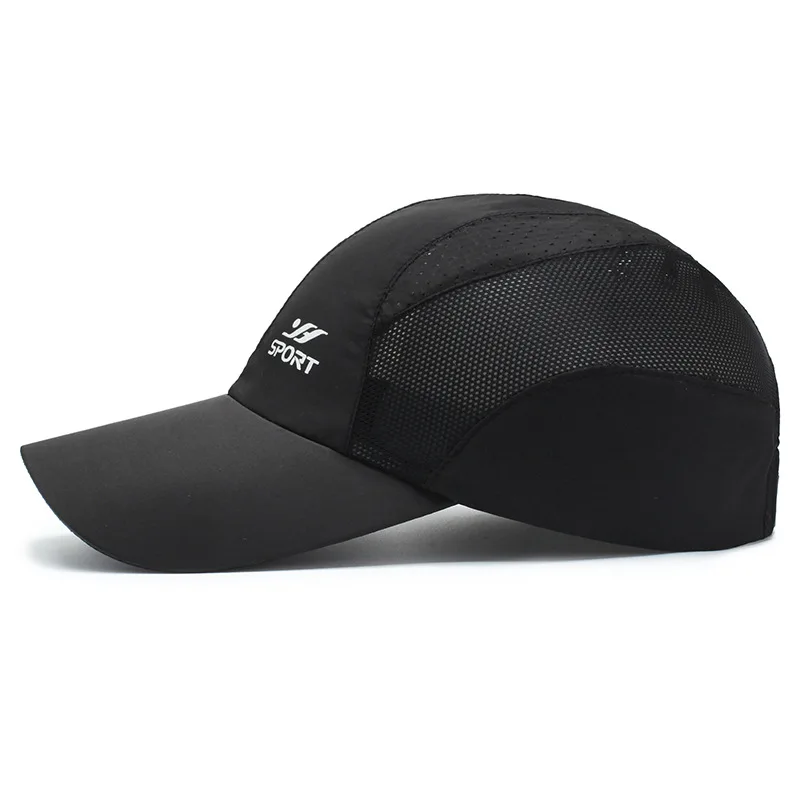 Spring Summer Women Sport Baseball Mesh Cap For Men Outdoor Sunshade Sun Protection Quick Dry Breathable Moisture Wicking SunHat