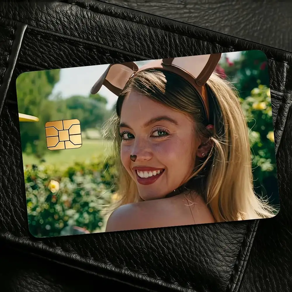 Euphoria Saison 3 Woof Woof Autocollants de protection pour cartes bancaires 4 pièces Film Décoration avant pour carte de transport Débit bancaire Étanche