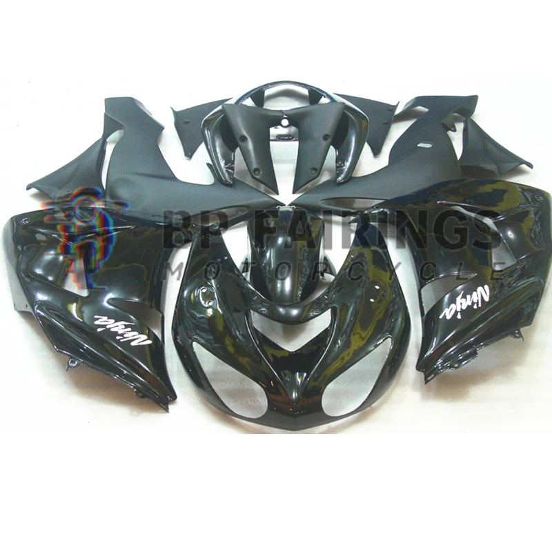 Fairing Kit For KAWASAKI NINJA ZX-10R Motorcycle Full fairings ZX10R 06 07 ZX1000 2006 2007 Bodyworks set Black