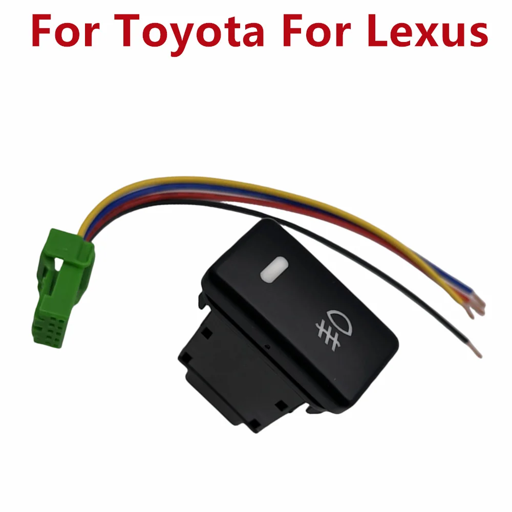 New LED 5 Pin Fog Light Switch For Toyota Highlander Tacoma Land Cruiser 100 Hilux Prius 4Runner Tundra Control ON-OFF Orange