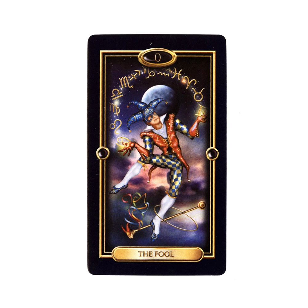 2021The Most popular gold Tarot Deck  Affectional Divination Fate Game Deck Palying Cards For Party Game  English Version