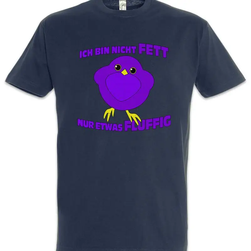 Only Slightly Fluffy T Shirt Thick Overweight Weight Fun Joke Comedy