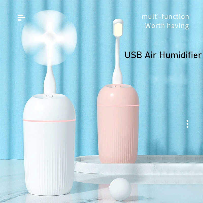420ML USB umidificatore silenzioso luce notturna delicata Aroma diffusore auto purificatore più fresco Spray lavoro per 8-12 ore elettrodomestico