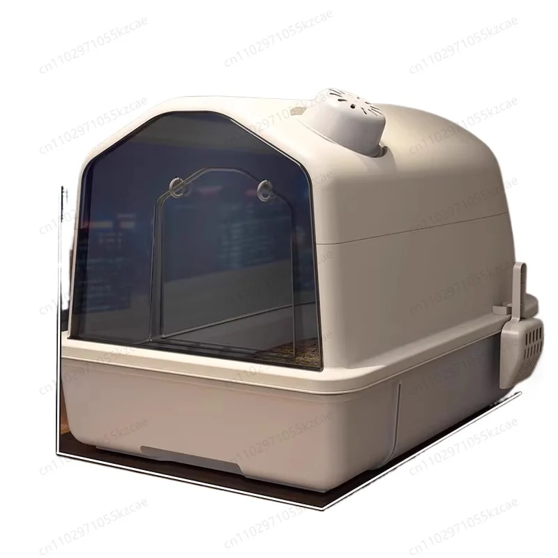 

Extra Large Enclosed Cat Litter Box, Jumbo Size with Top Entry & Odor Control, for Multiple or Big Cats