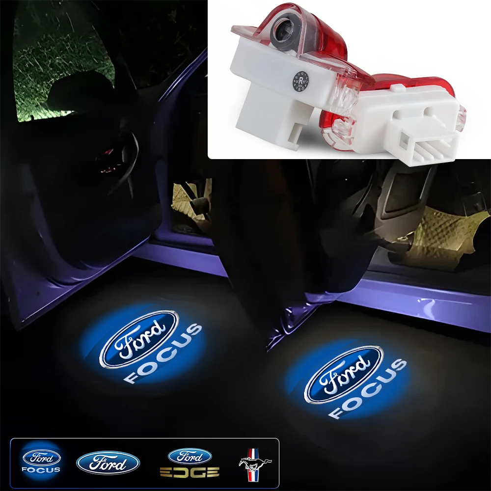 

Car Door HD Welcome Light Wireless Projector Induction Night Lamp For Ford Focus mk2 mk3 Fiesta mk7 Ranger Mondeo mk4 S-MAX Kuga