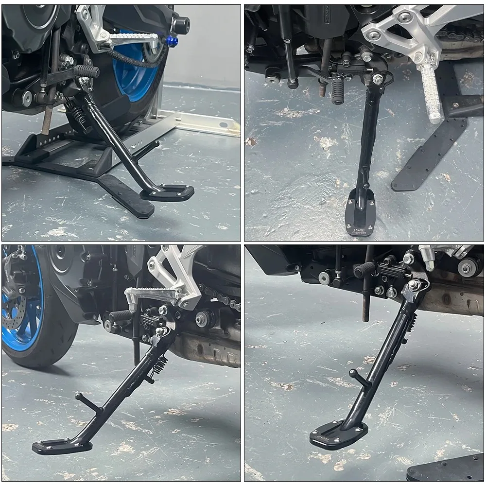 For Suzuki GSX8S GSX-8R GSX 8S 2023 2024 2025 GSX-8S GSX8R Side Kick Stand Extender Pad Holder Kickstand Enlarge Plate Support