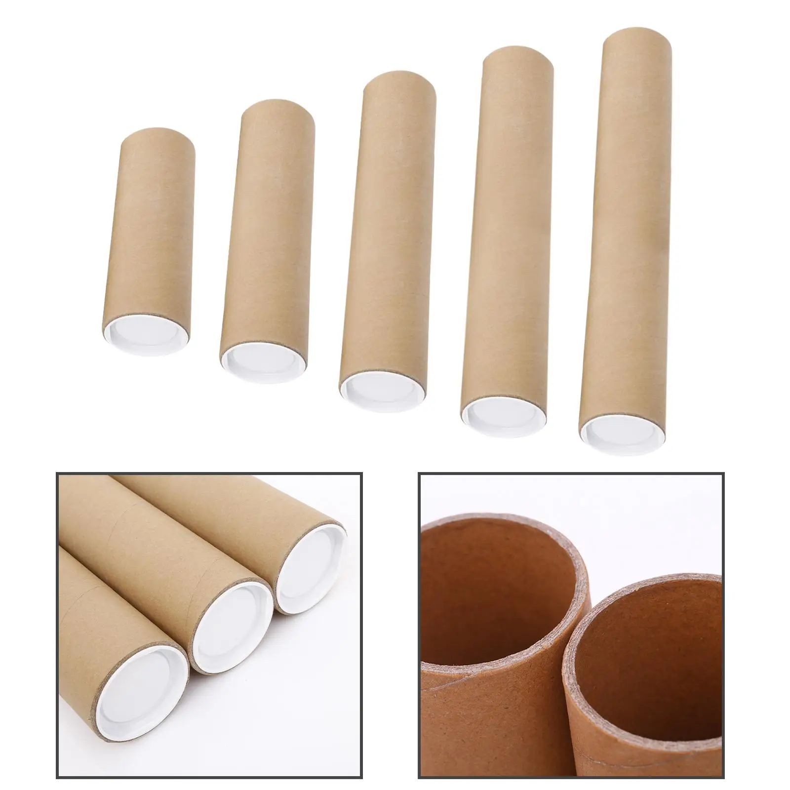 Large Cardboard Poster Tube Mailing Tube Packing Tubes for Shipping Storage Container