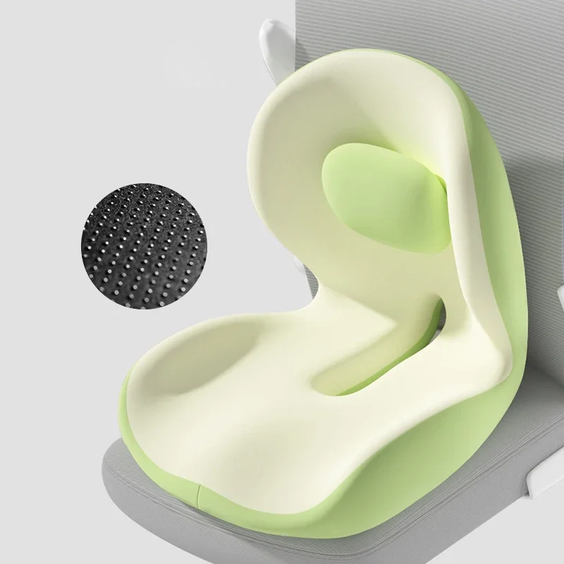 Two-Color Office One-Piece Cushion Super Soft Memory Foam Hip Pad for Lumbar Support Ergonomic Non Collapse Sedentary Artifact