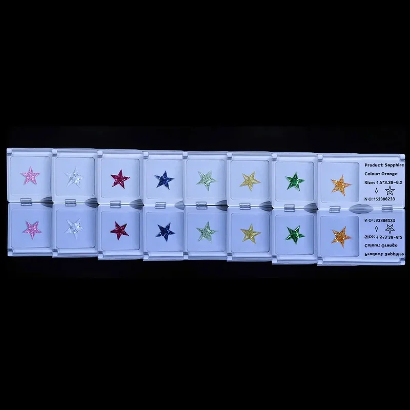 Natural Multi Color Gemstones for Pendant Making Pink Sapphire Kite Shape Diamonds 15mm 2mm Star Jewelry Wholesale Price