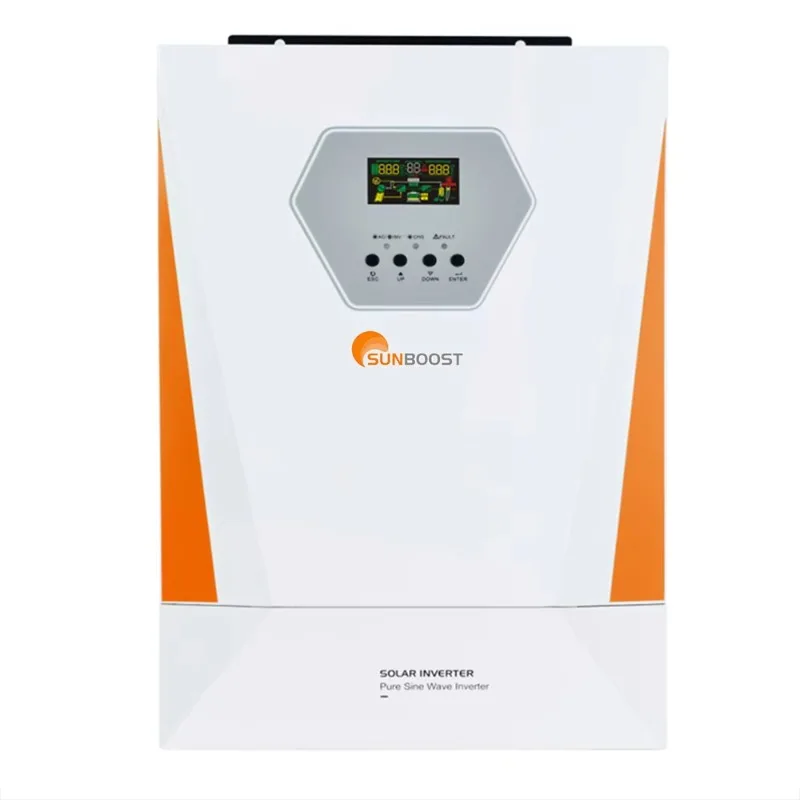 SUNBOOST 6.2kw Hybrid Solar Inverter 6200W/6200va 230V 48V Dc Ac Hybrid Solar Inverter With MPPT Solar Charge Controller