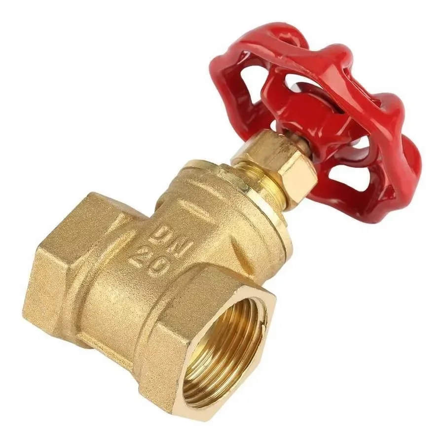 

1/2" 3/4"1‘’ Female To Female Thread Two Way Brass gate valves DN15 20 25 water valve switch valve Internal Thread Gate valves