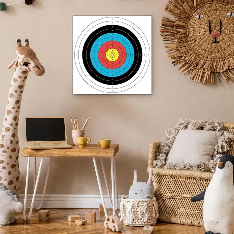 Bogenziele, Papierbogen, Standardbereich, Übungsziele, 20 x verdickt, robust, faltbar, nicht reflektierend, Jagdzubehör für