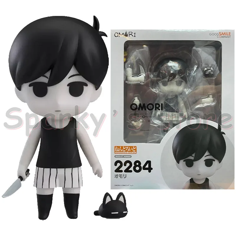 GSC Original NENDOROID 2057 2284 OMORI Anime Figure BASIL Omori Action Figure Toys For Boys Girls Kids Children Birthday Gifts