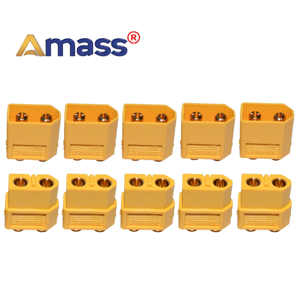 

Amass XT60 PCB XT60PB Plug XT60PB Connectors Male & Female PCB Dedicated for PCB Board For RC Models XT60PCB