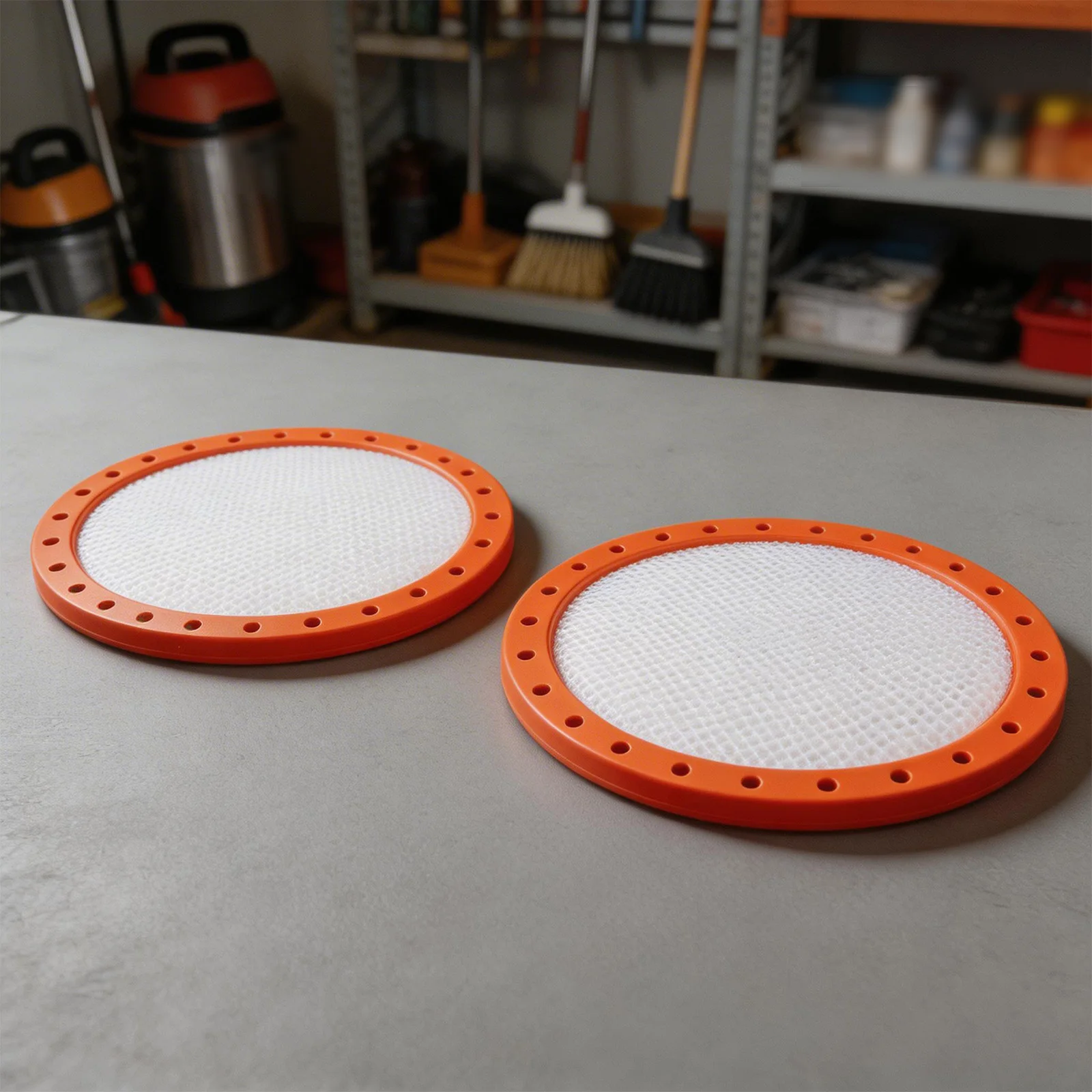 2Pcs Replacement Filters Washable Foam Filters for 1 7L Canister Vacuum Cleaner for Home and Commercial Cleaning