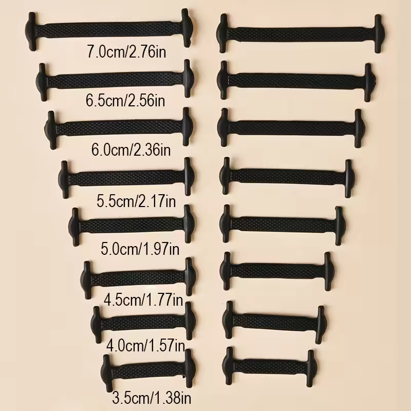 16pcs/lot Silicone Shoelaces No Tie Shoelaces 12 colors Elastic Lace Shoelace Creative Lazy Silicone Laces Rubber Lace - Image 4