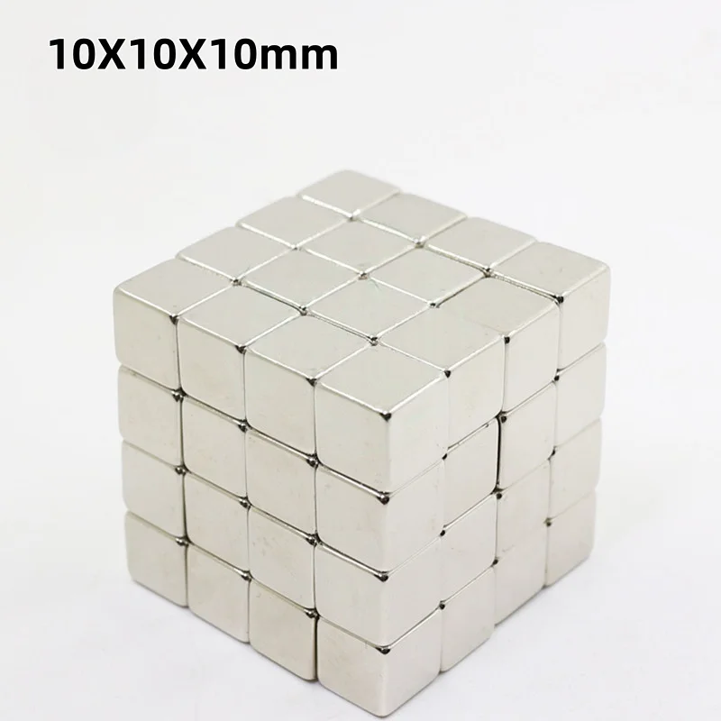 10X10X10mm مغناطيس مربع 10*10*10 مللي متر مثالي للثلاجات وتنظيم المستندات المكتبية ومشاريع DIY 10mmX10mmX10mm #2