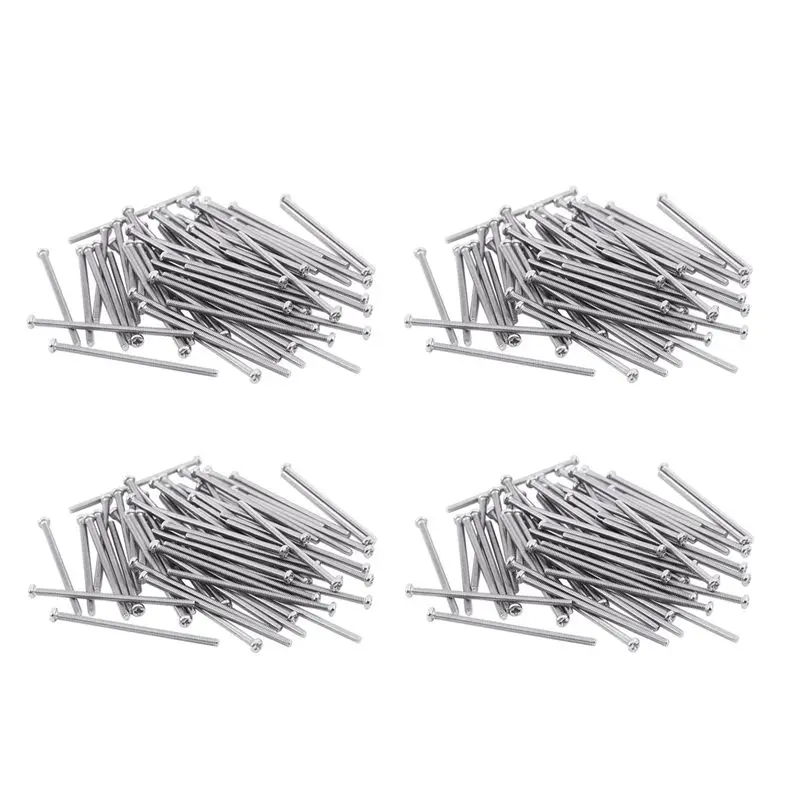 

Y51A-240 X Silver Tone M2 X 40Mm 304 Stainless Steel Round Head Screws Bolt