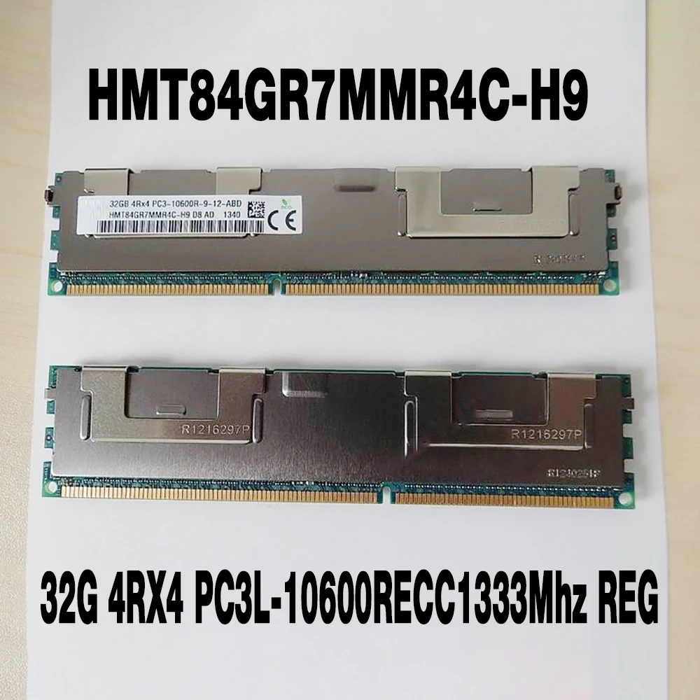 

1PCS 32G 4RX4 PC3L-10600RECC1333Mhz REG For SKhynix Server Memory HMT84GR7MMR4C-H9